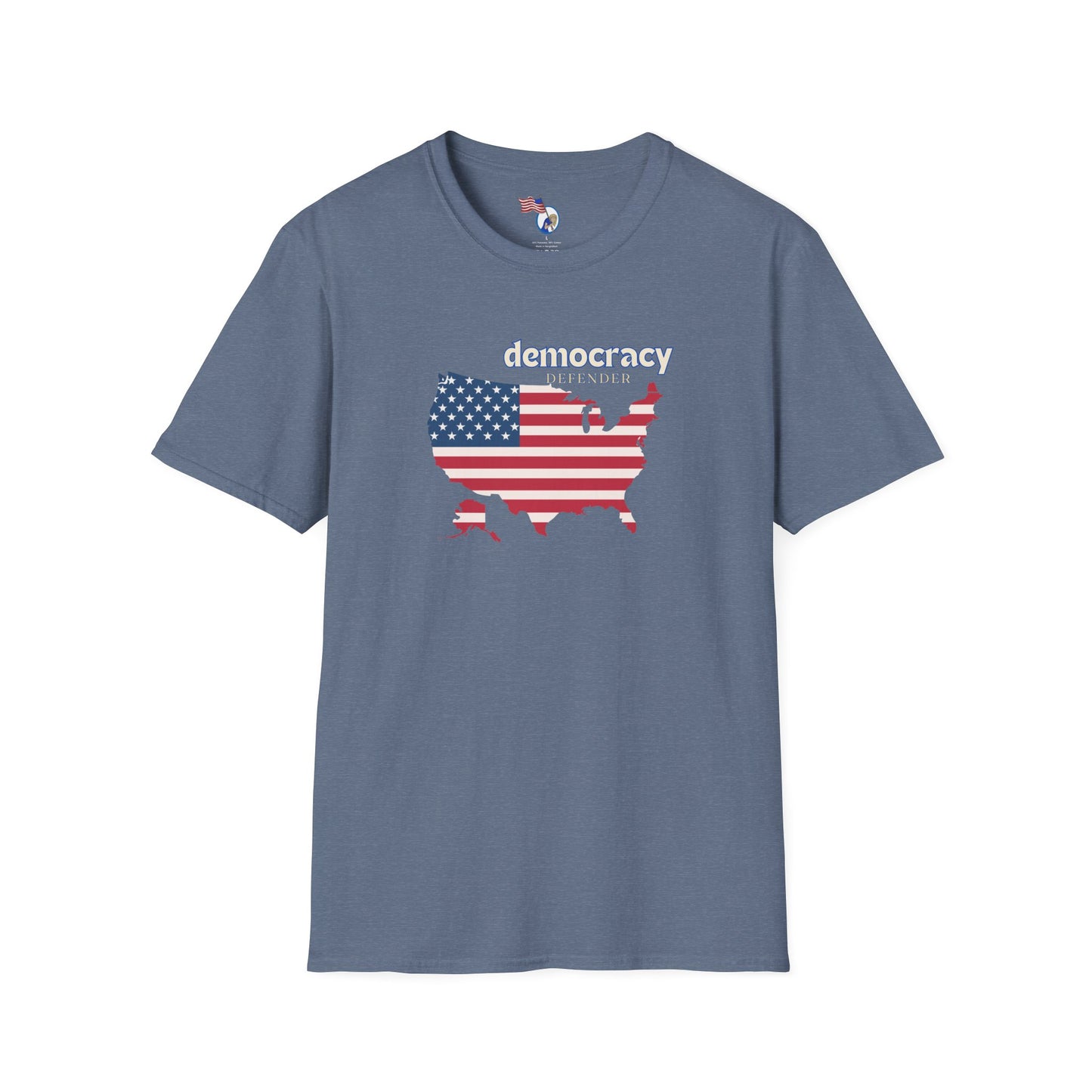 Activist T-Shirt - 'Defend the Democracy, Speak Up'