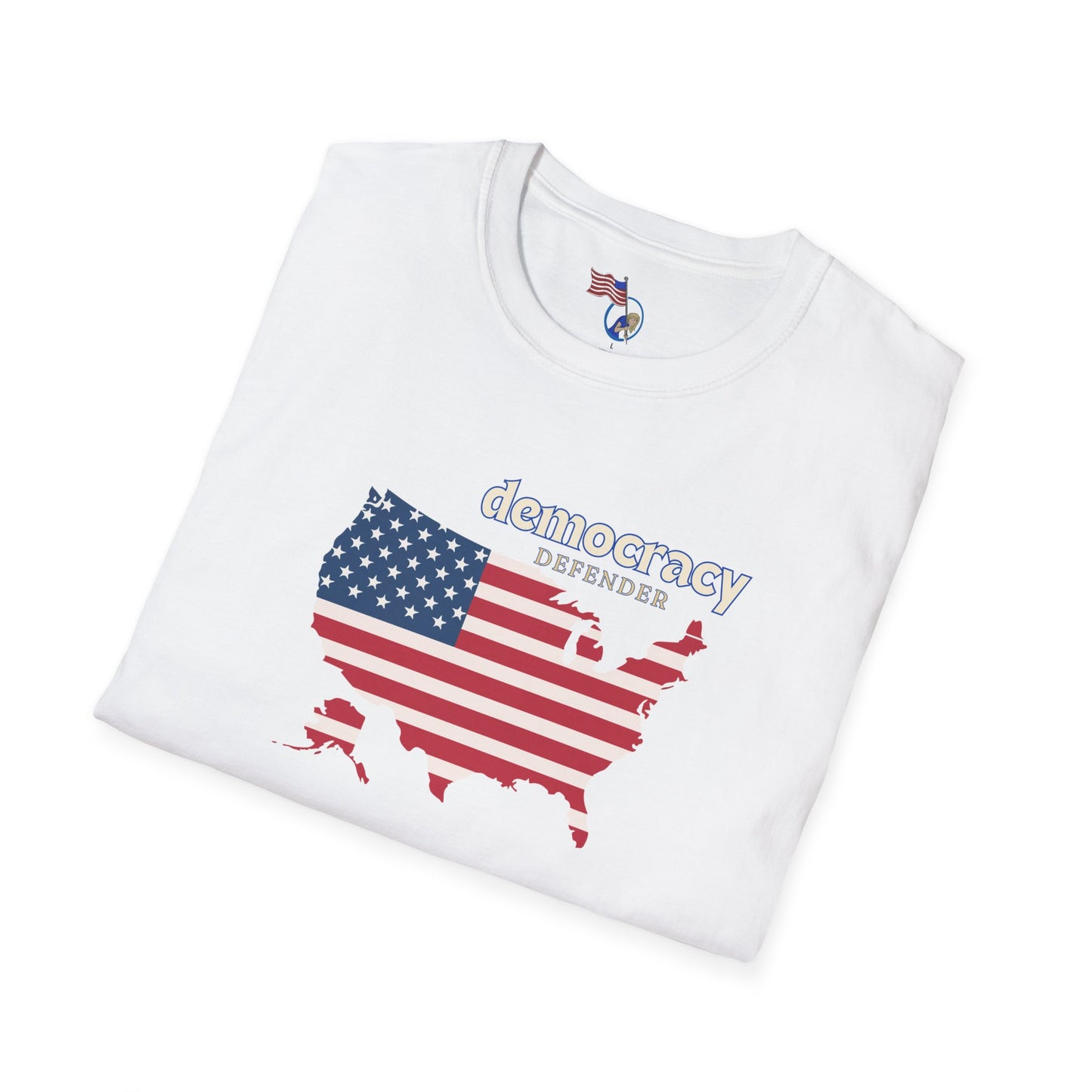 Activist T-Shirt - 'Defend the Democracy, Speak Up'