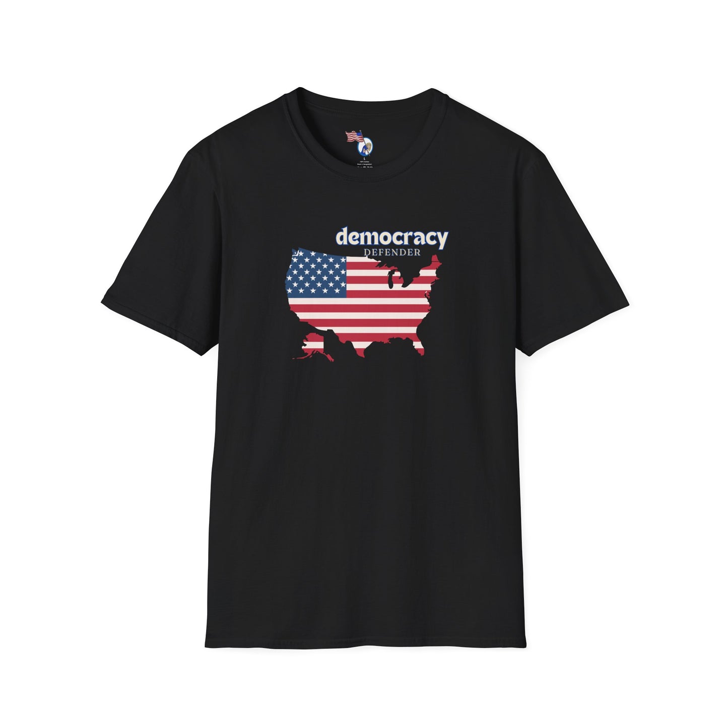 Activist T-Shirt - 'Defend the Democracy, Speak Up'