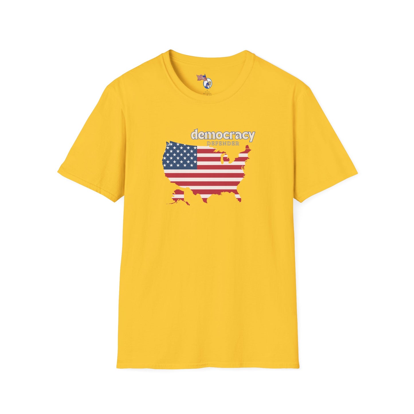 Activist T-Shirt - 'Defend the Democracy, Speak Up'
