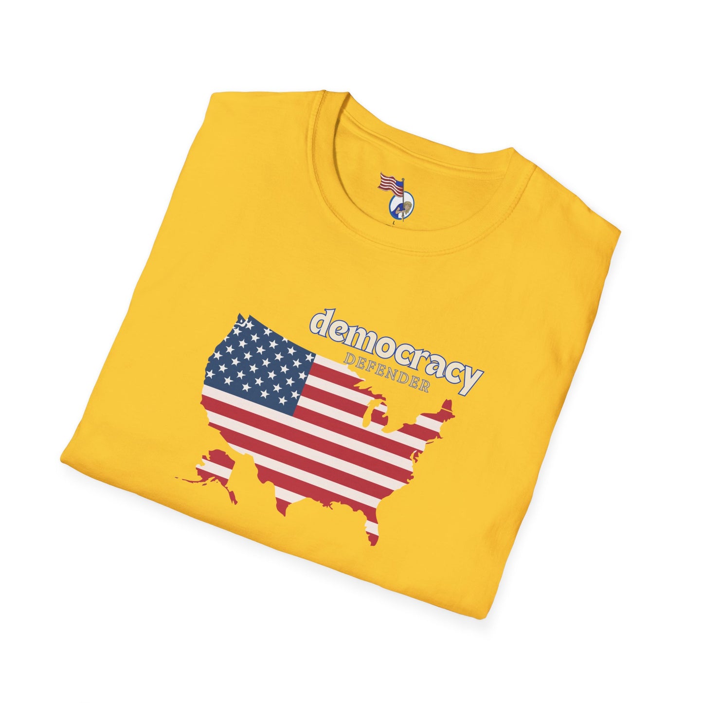 Activist T-Shirt - 'Defend the Democracy, Speak Up'