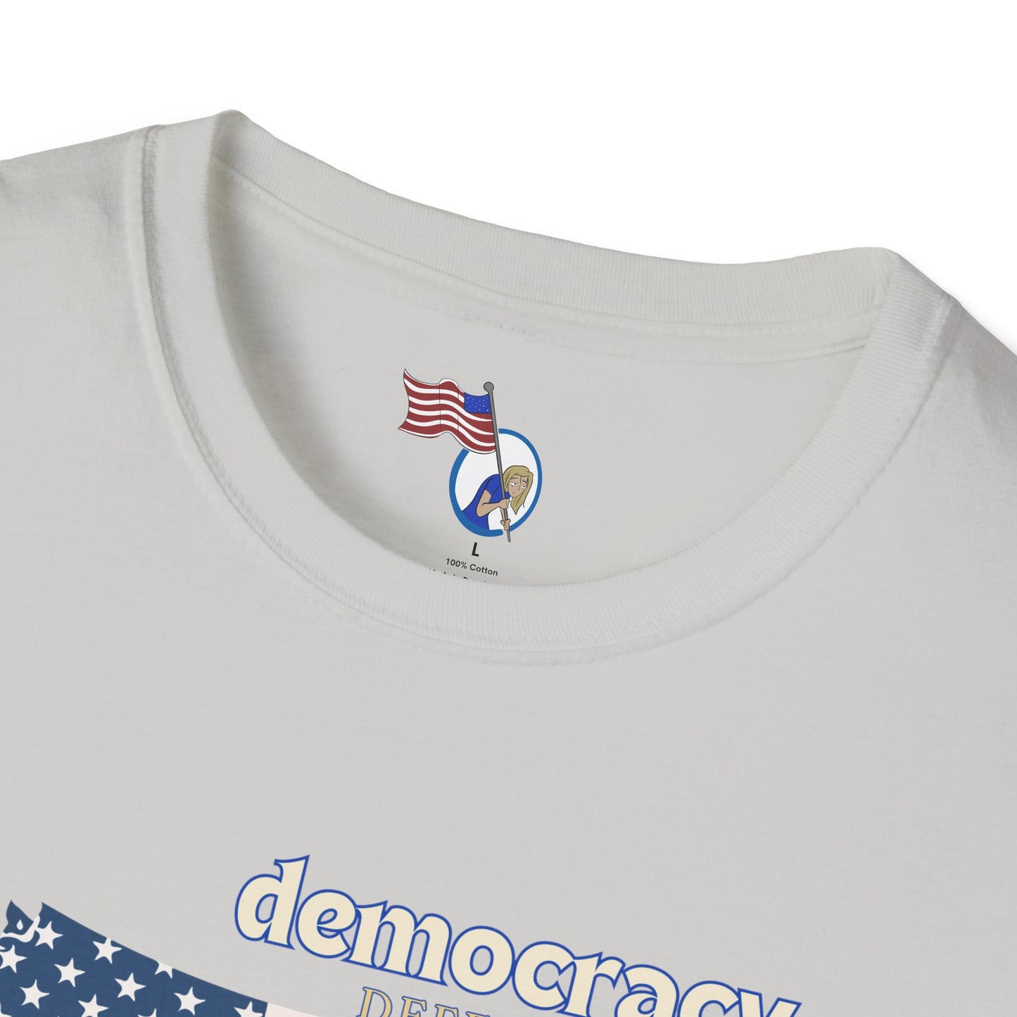 Activist T-Shirt - 'Defend the Democracy, Speak Up'
