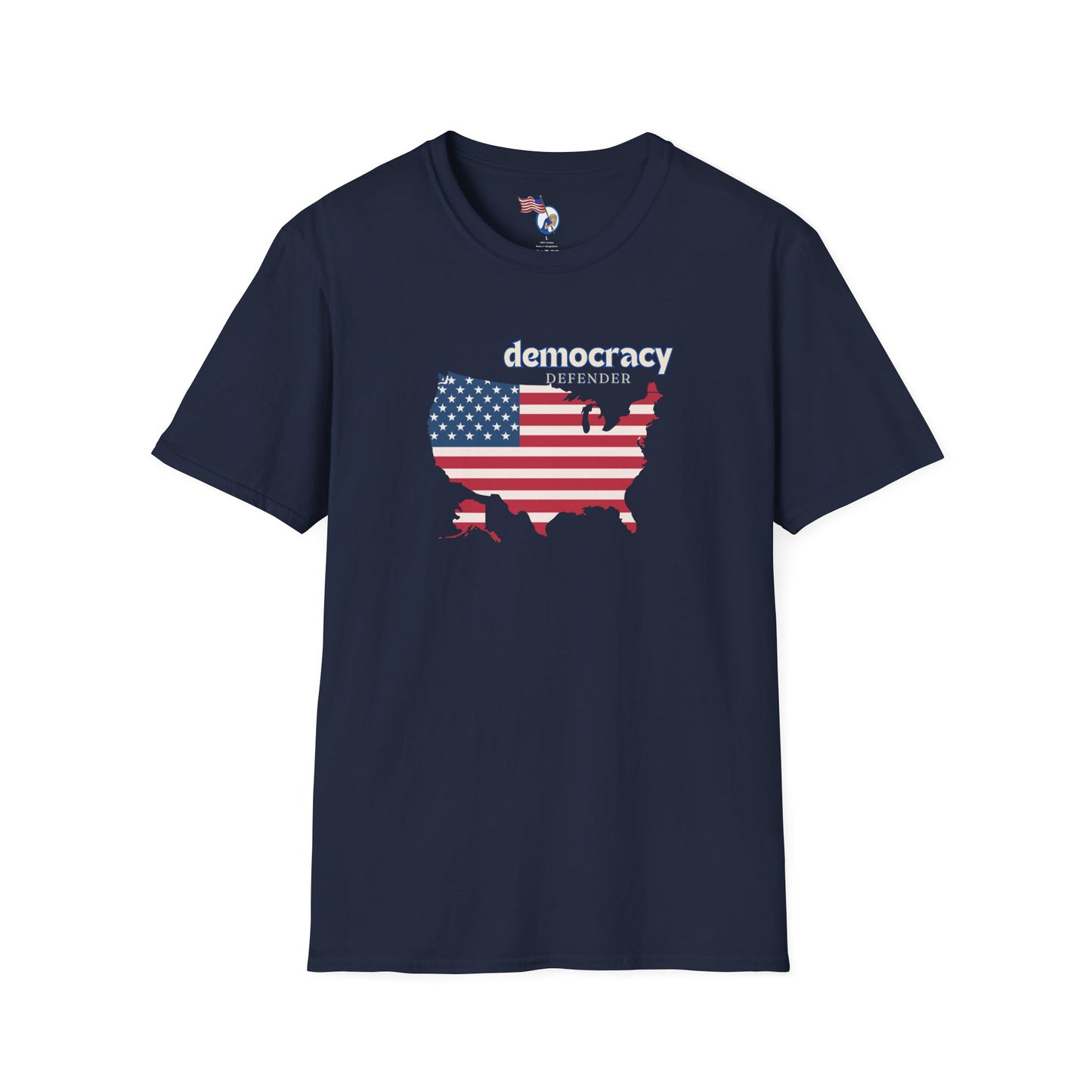 Activist T-Shirt - 'Defend the Democracy, Speak Up'