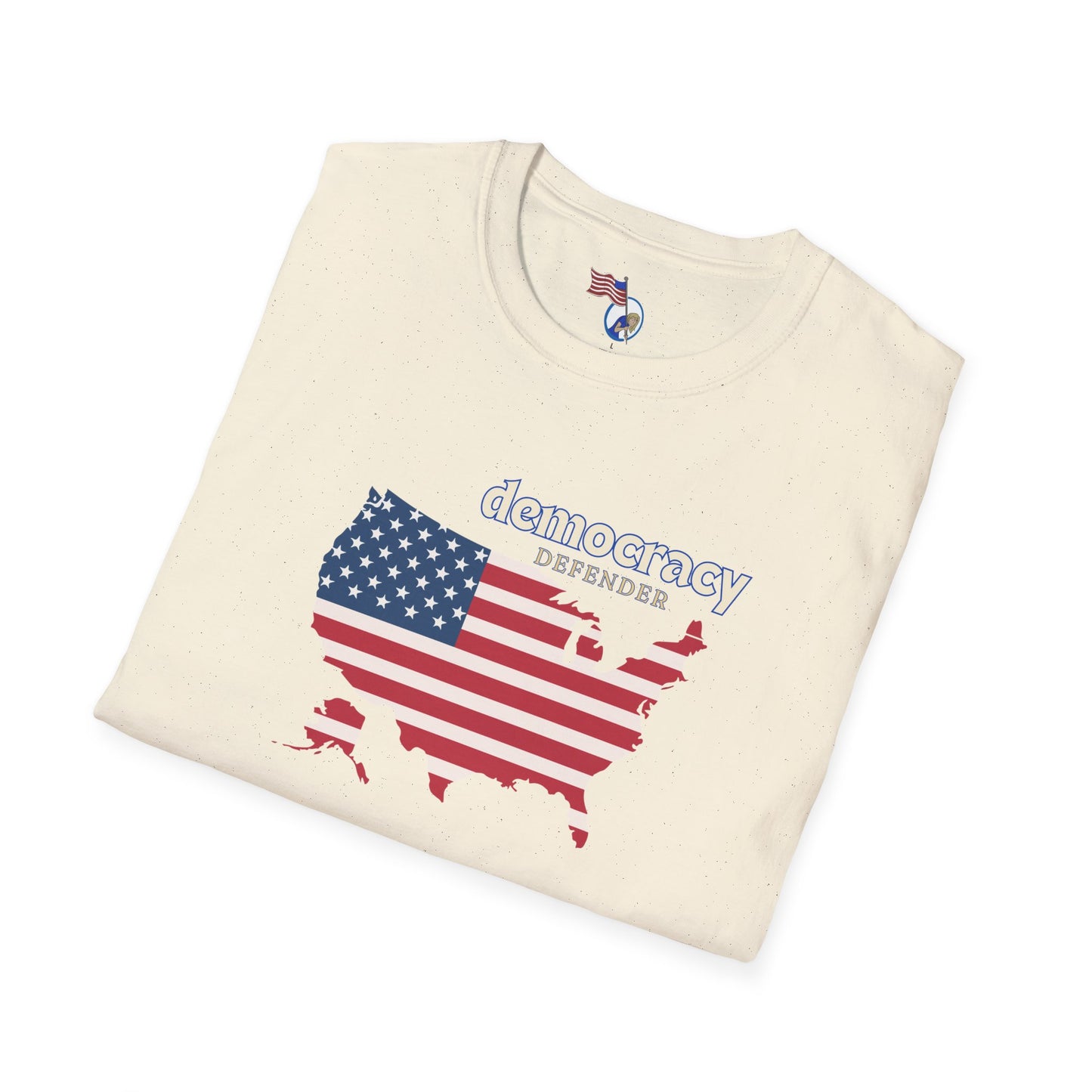 Activist T-Shirt - 'Defend the Democracy, Speak Up'