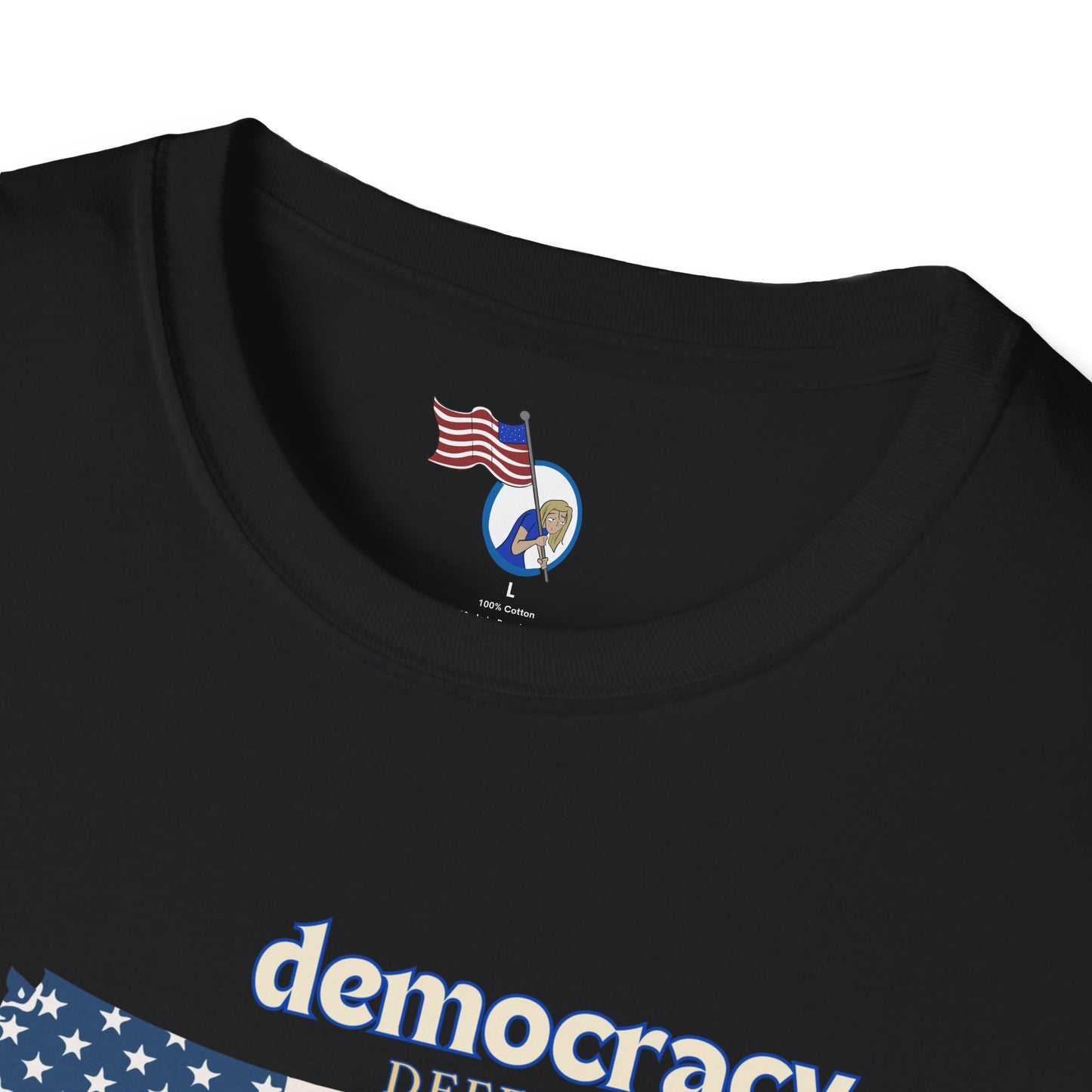 Activist T-Shirt - 'Defend the Democracy, Speak Up'