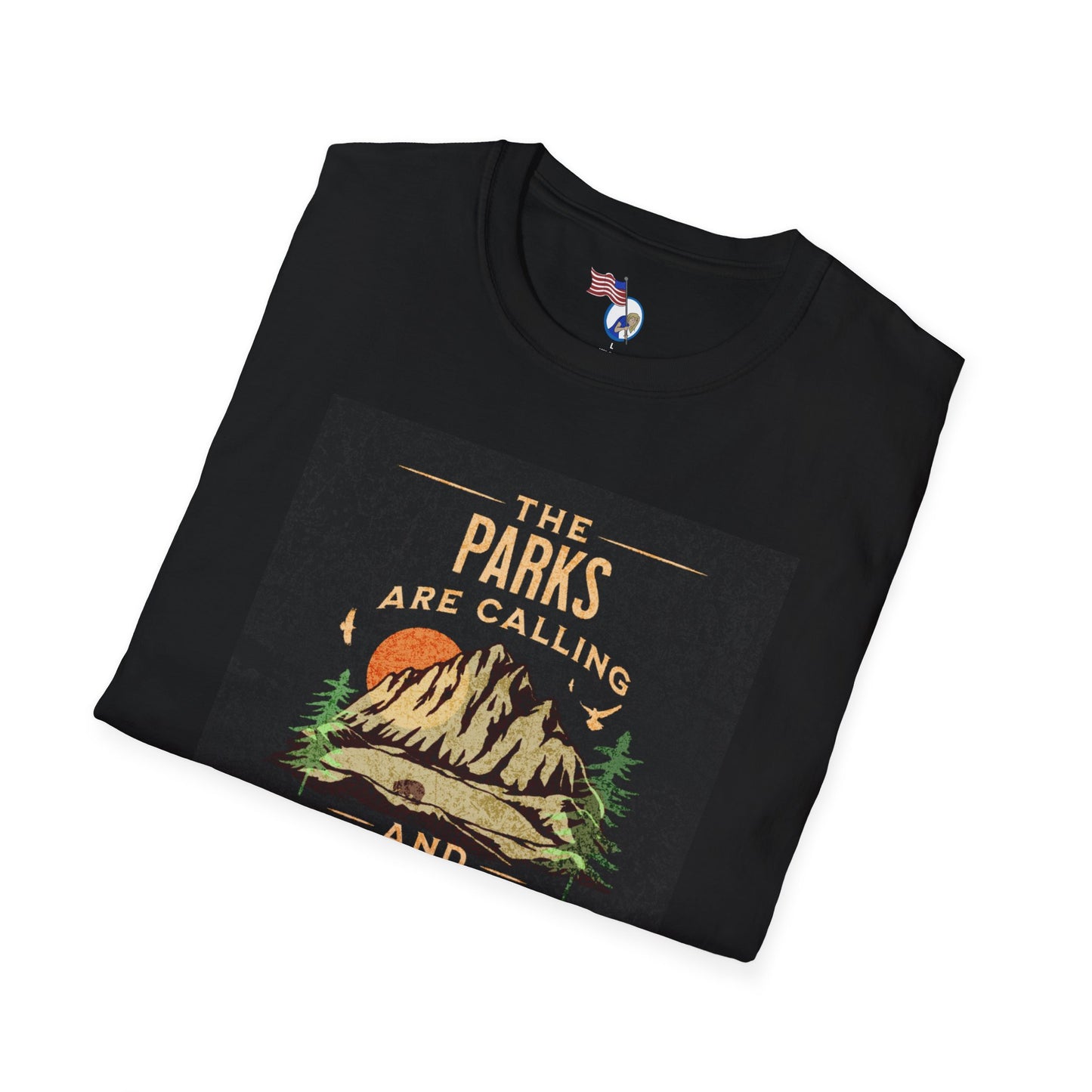 The Parks Are Calling Unisex Softstyle T-Shirt | Adventure Awaits Tee