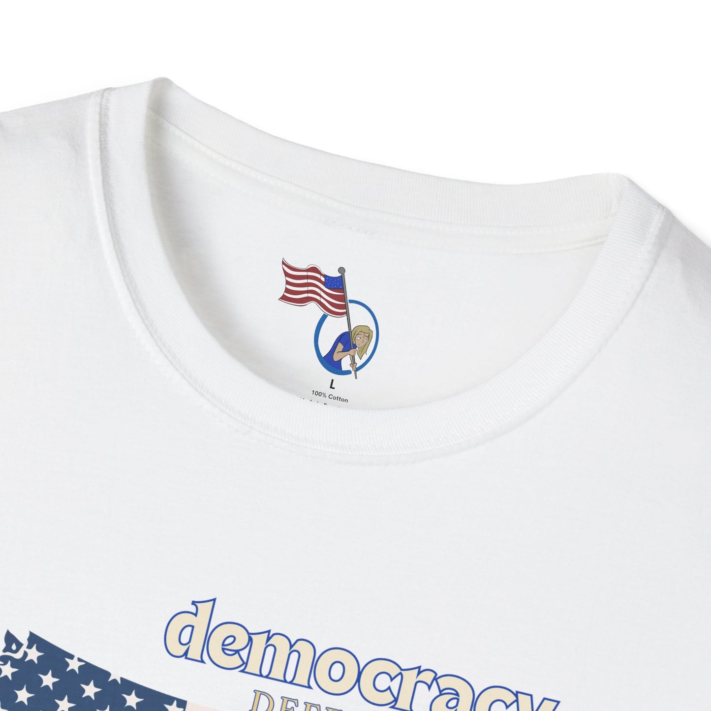 Activist T-Shirt - 'Defend the Democracy, Speak Up'