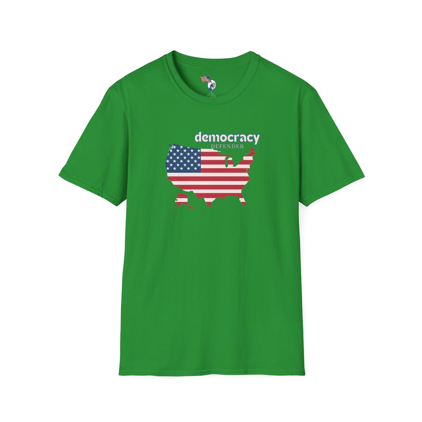 Activist T-Shirt - 'Defend the Democracy, Speak Up'