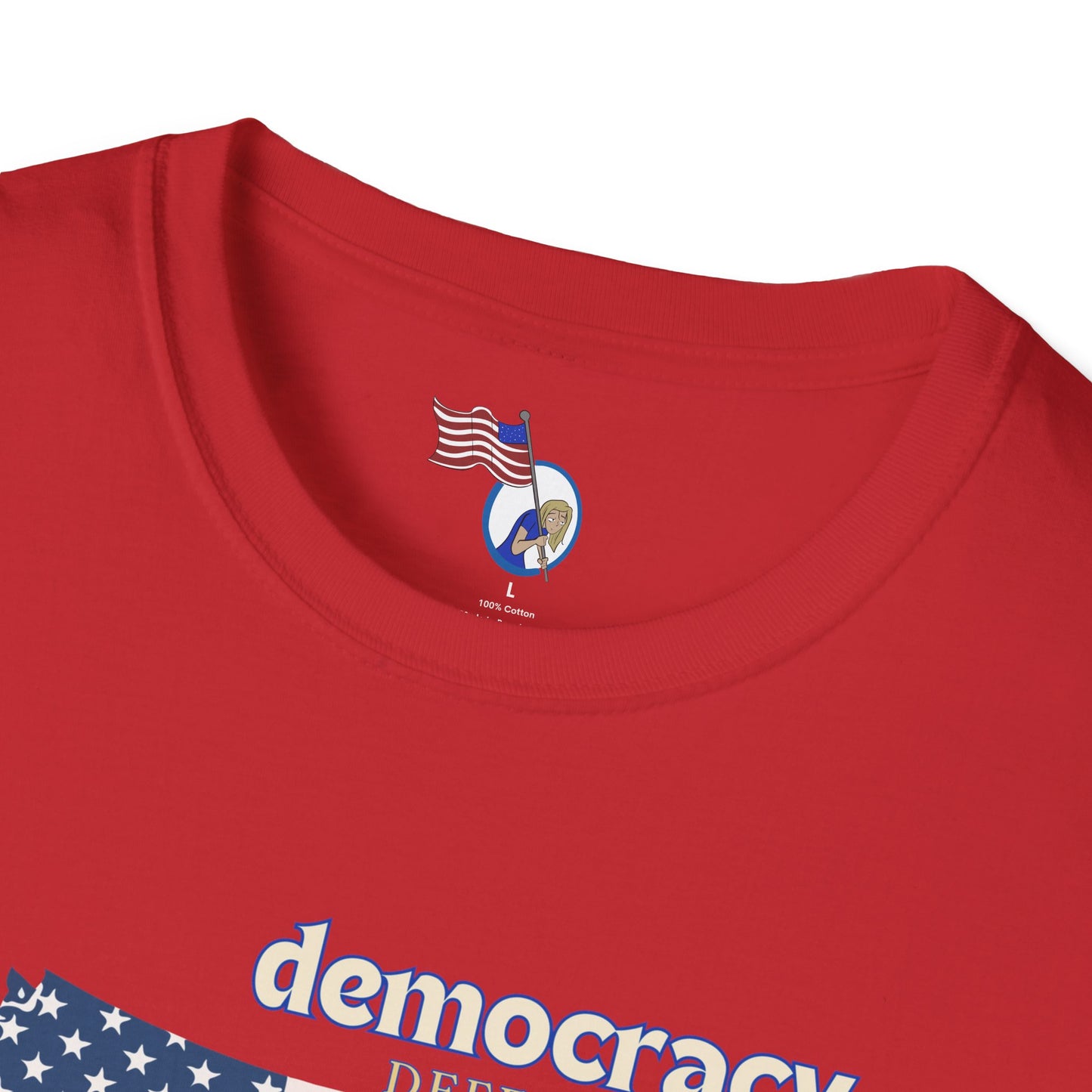 Activist T-Shirt - 'Defend the Democracy, Speak Up'