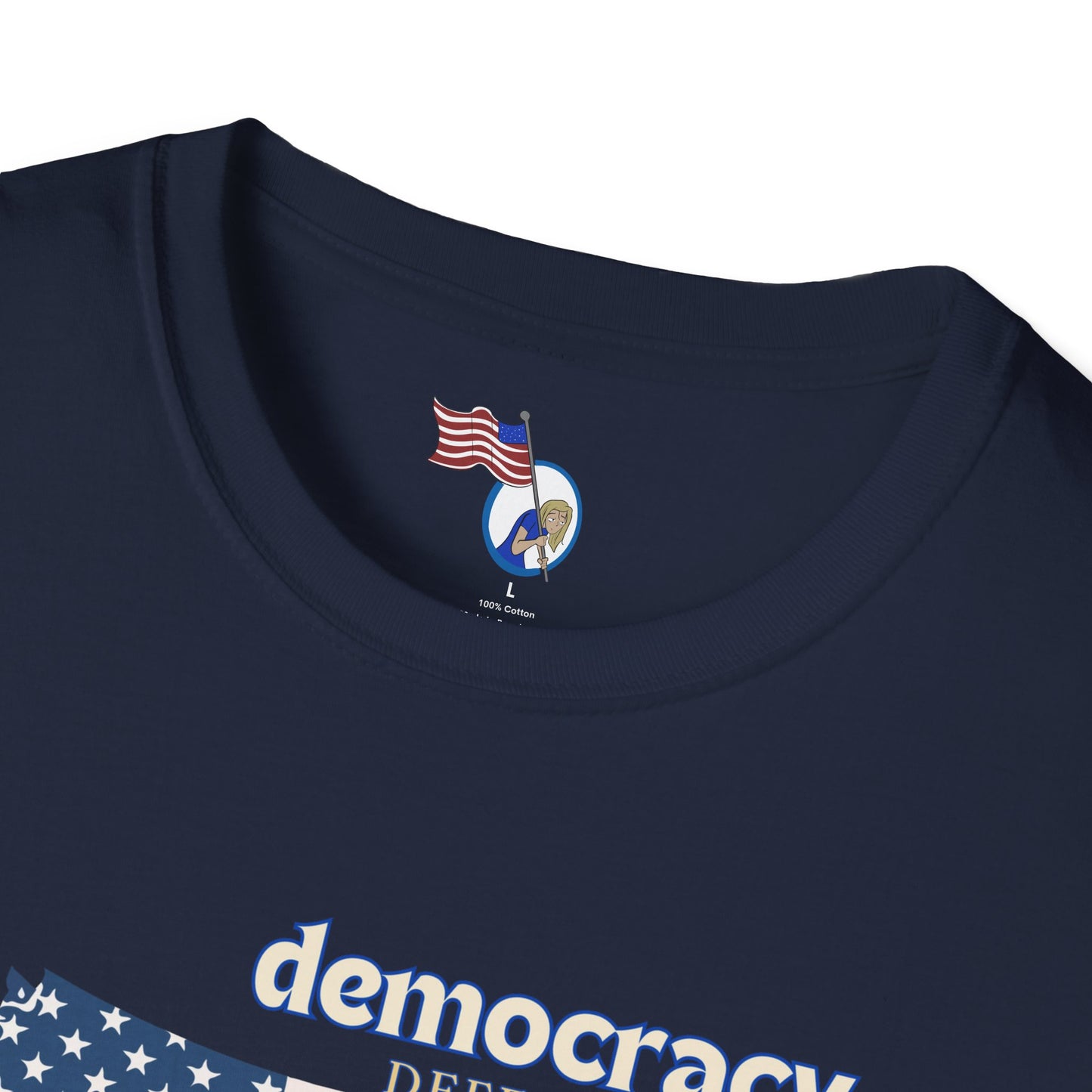 Activist T-Shirt - 'Defend the Democracy, Speak Up'