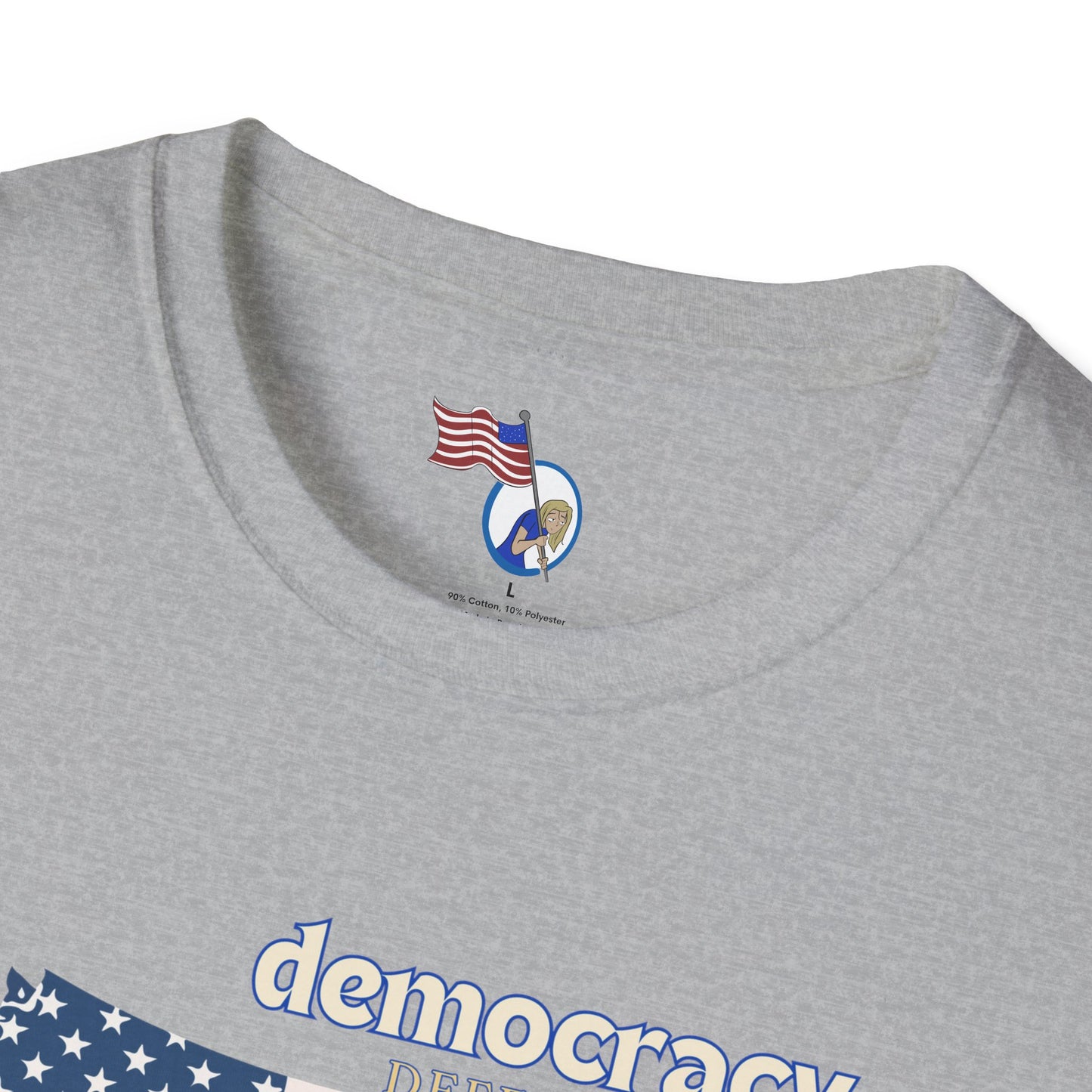 Activist T-Shirt - 'Defend the Democracy, Speak Up'
