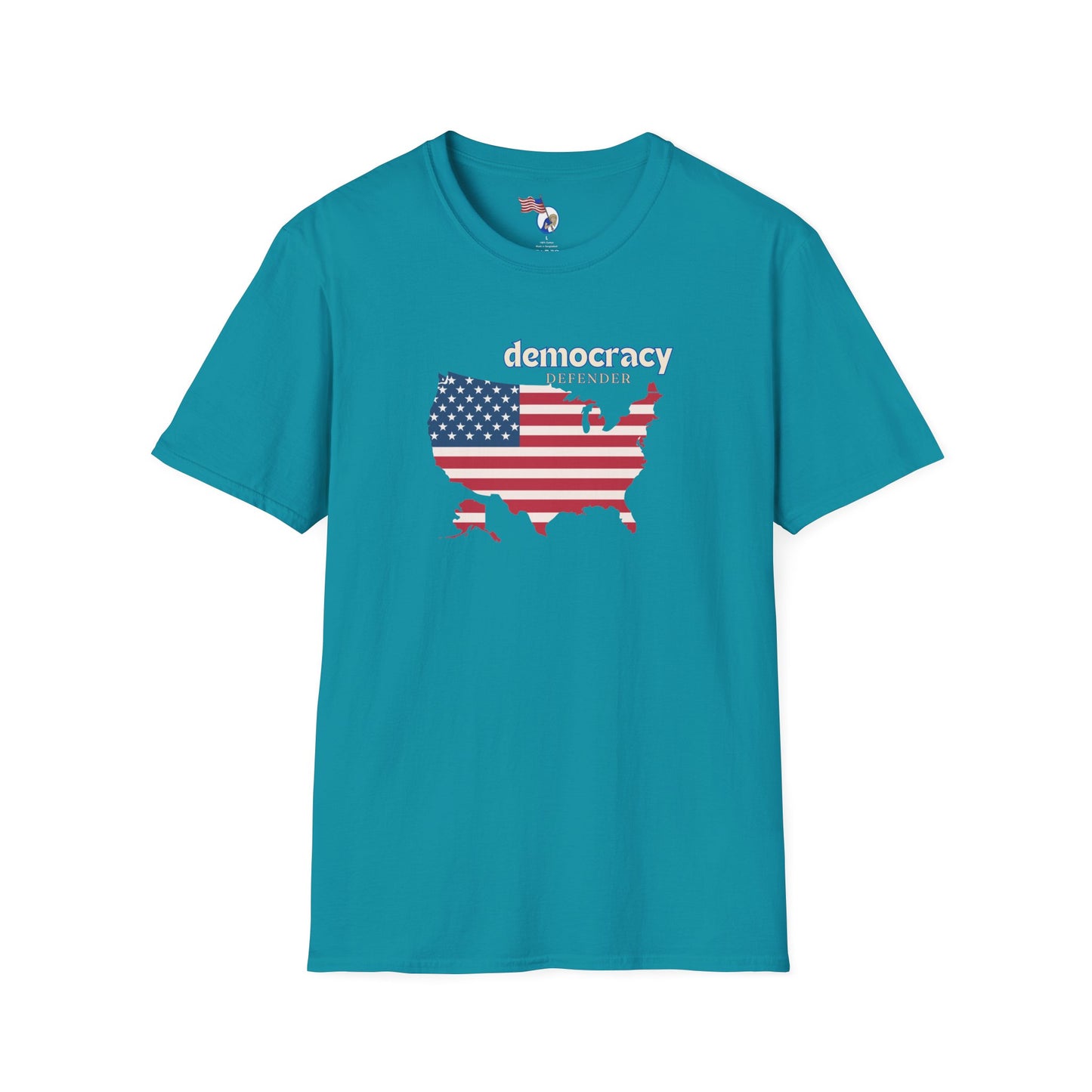 Activist T-Shirt - 'Defend the Democracy, Speak Up'