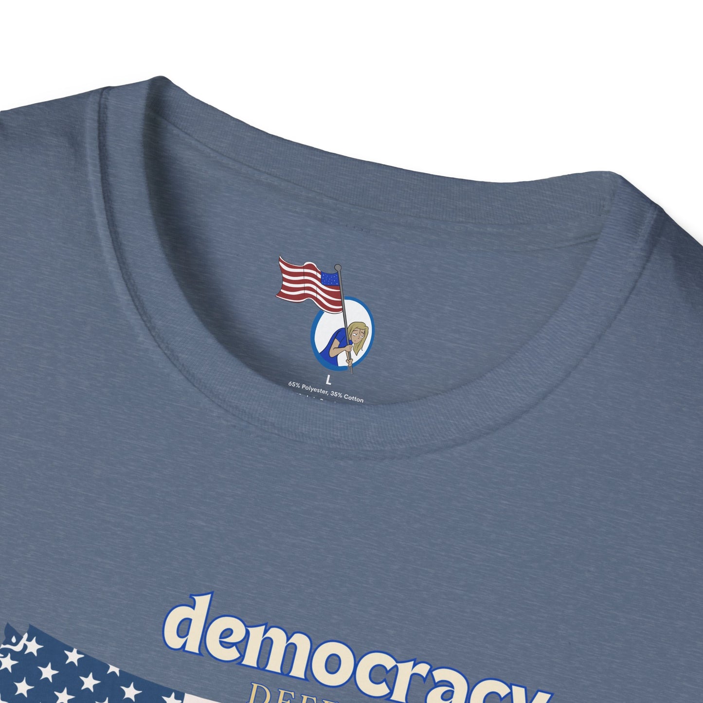 Activist T-Shirt - 'Defend the Democracy, Speak Up'