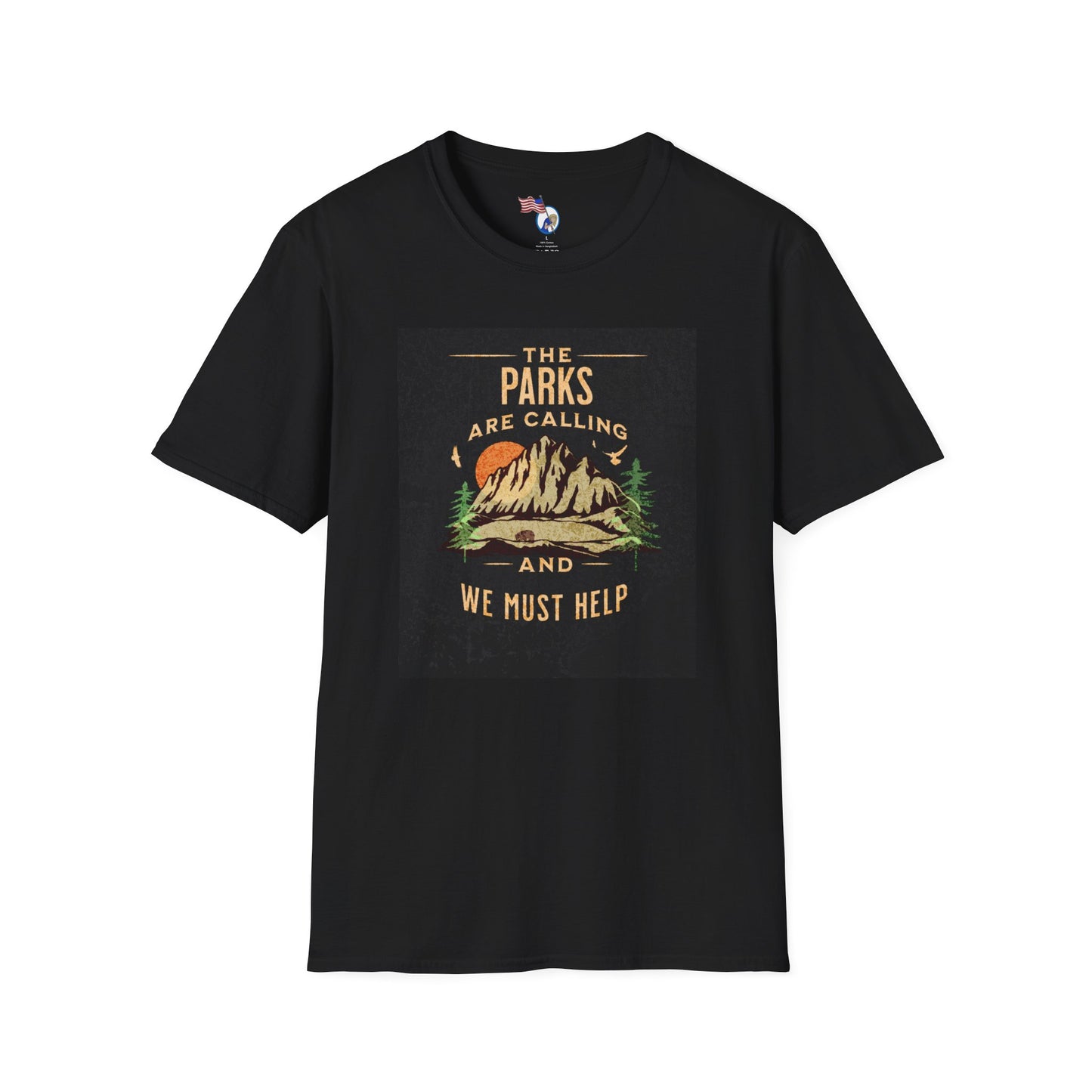 The Parks Are Calling Unisex Softstyle T-Shirt | Adventure Awaits Tee