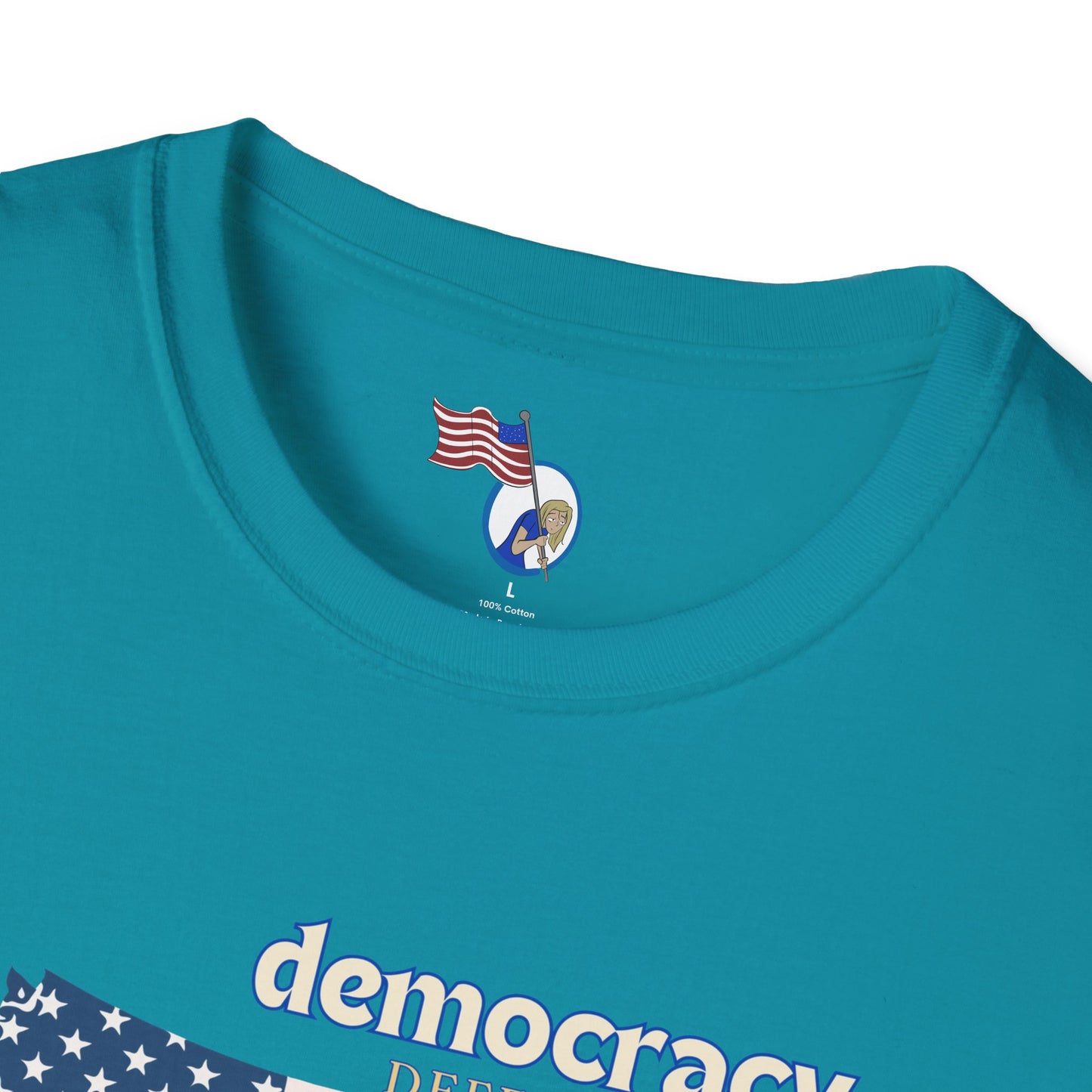 Activist T-Shirt - 'Defend the Democracy, Speak Up'