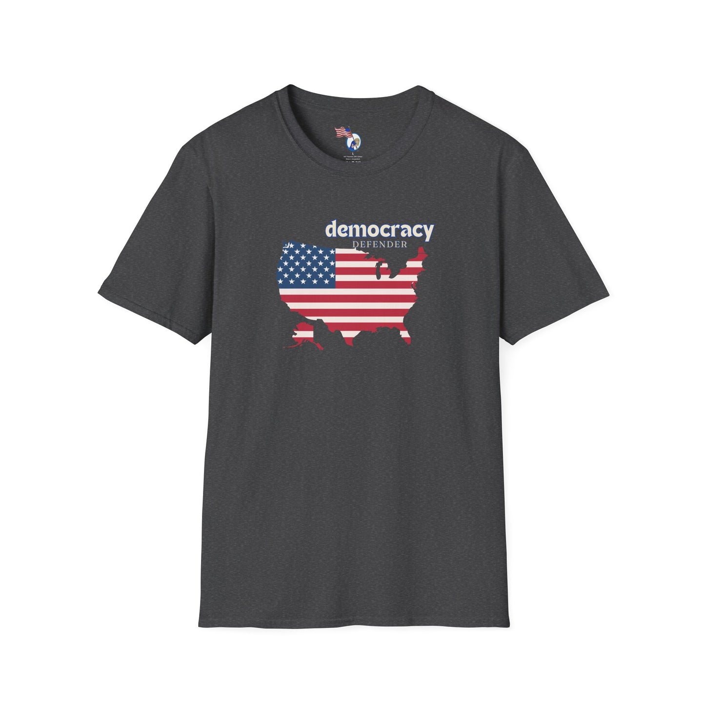Activist T-Shirt - 'Defend the Democracy, Speak Up'