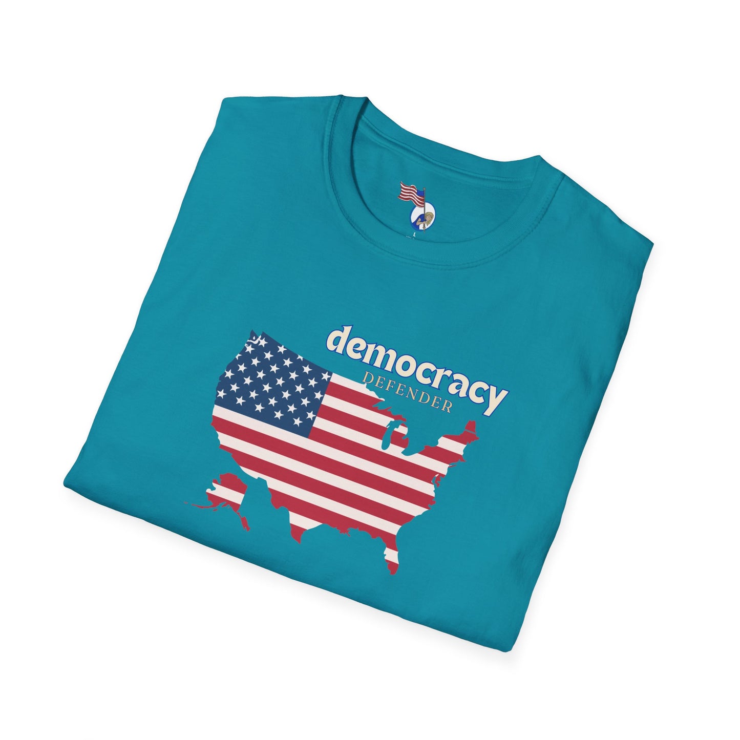 Activist T-Shirt - 'Defend the Democracy, Speak Up'