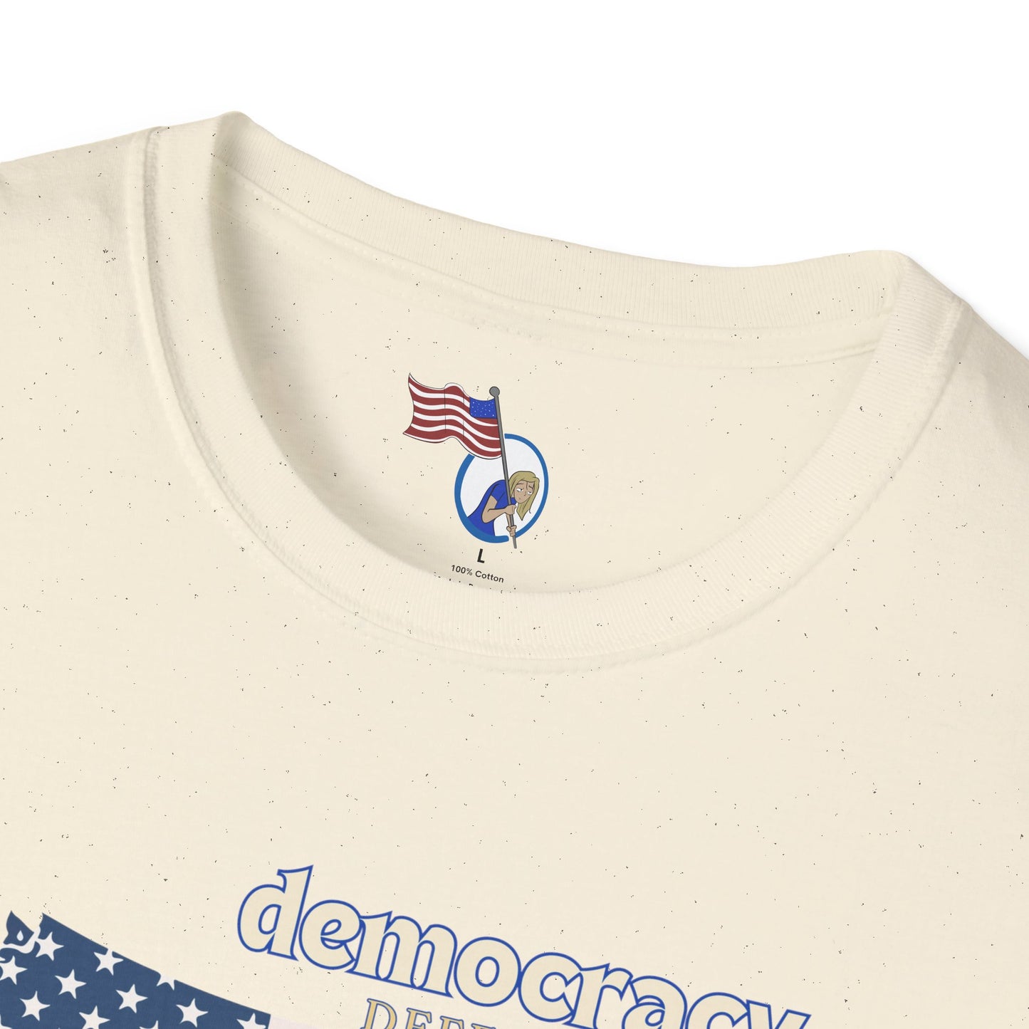 Activist T-Shirt - 'Defend the Democracy, Speak Up'