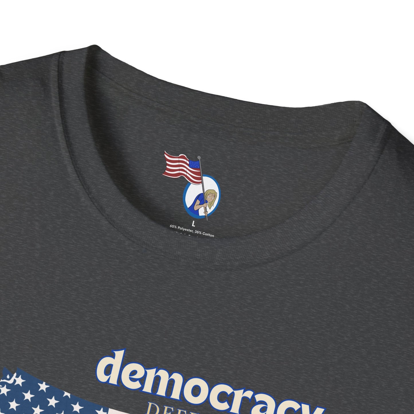 Activist T-Shirt - 'Defend the Democracy, Speak Up'