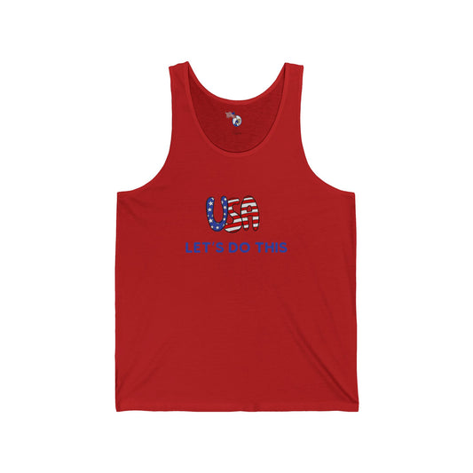 Let's do this Unisex Jersey Tank
