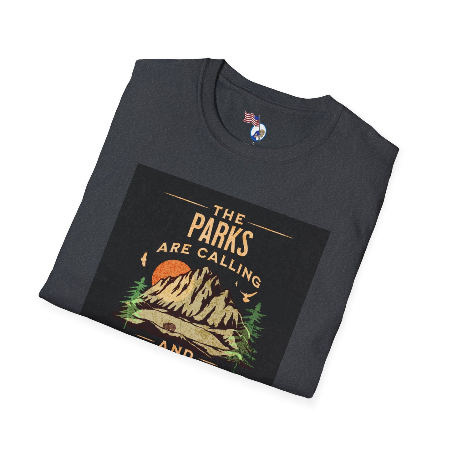 The Parks Are Calling Unisex Softstyle T-Shirt | Adventure Awaits Tee