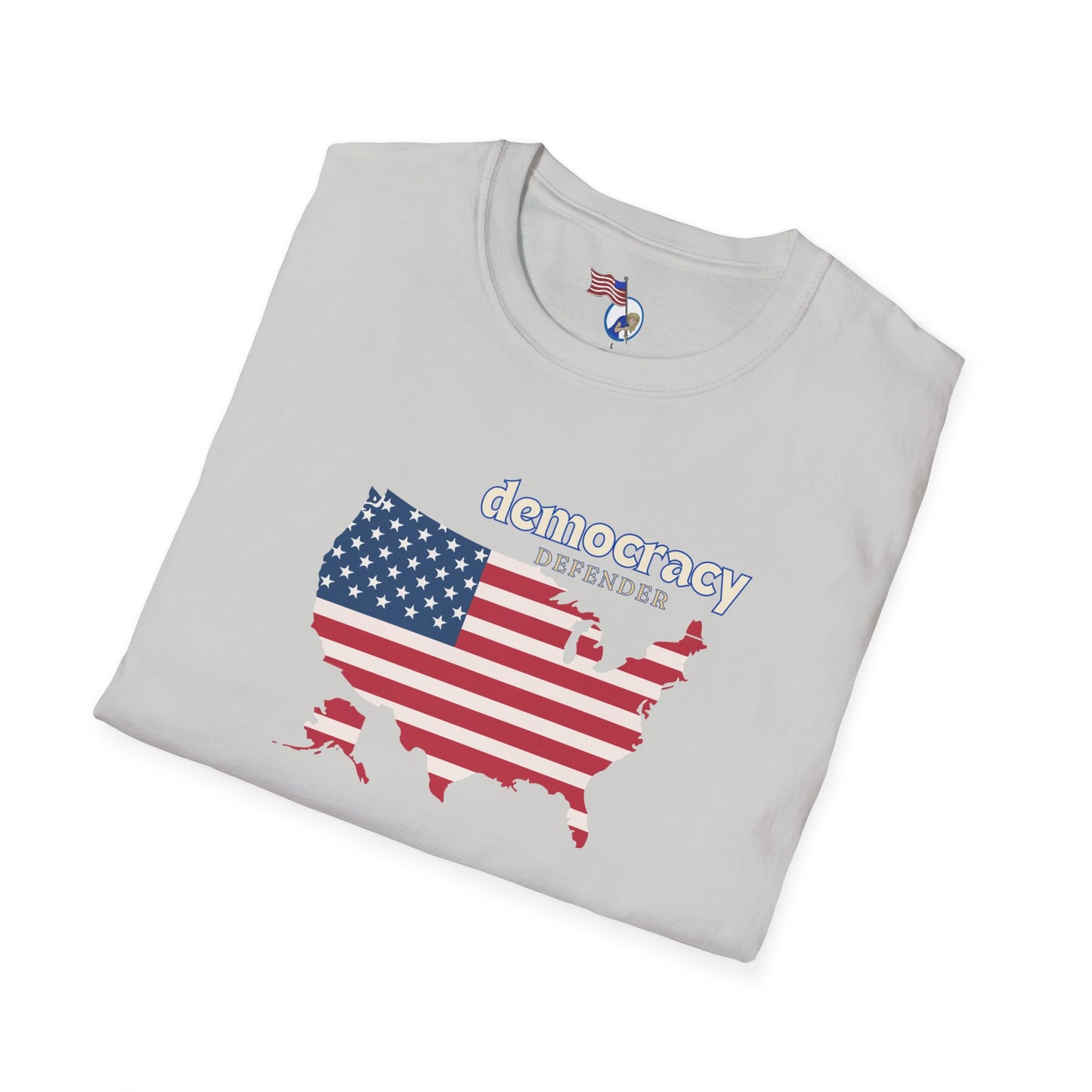 Activist T-Shirt - 'Defend the Democracy, Speak Up'