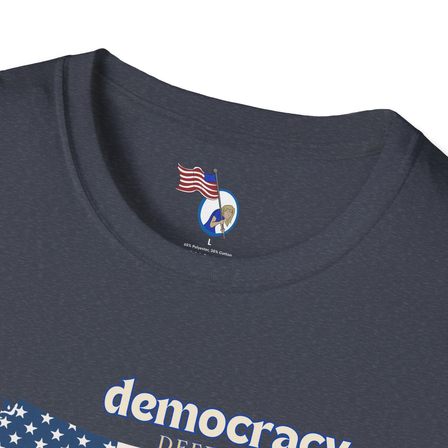 Activist T-Shirt - 'Defend the Democracy, Speak Up'