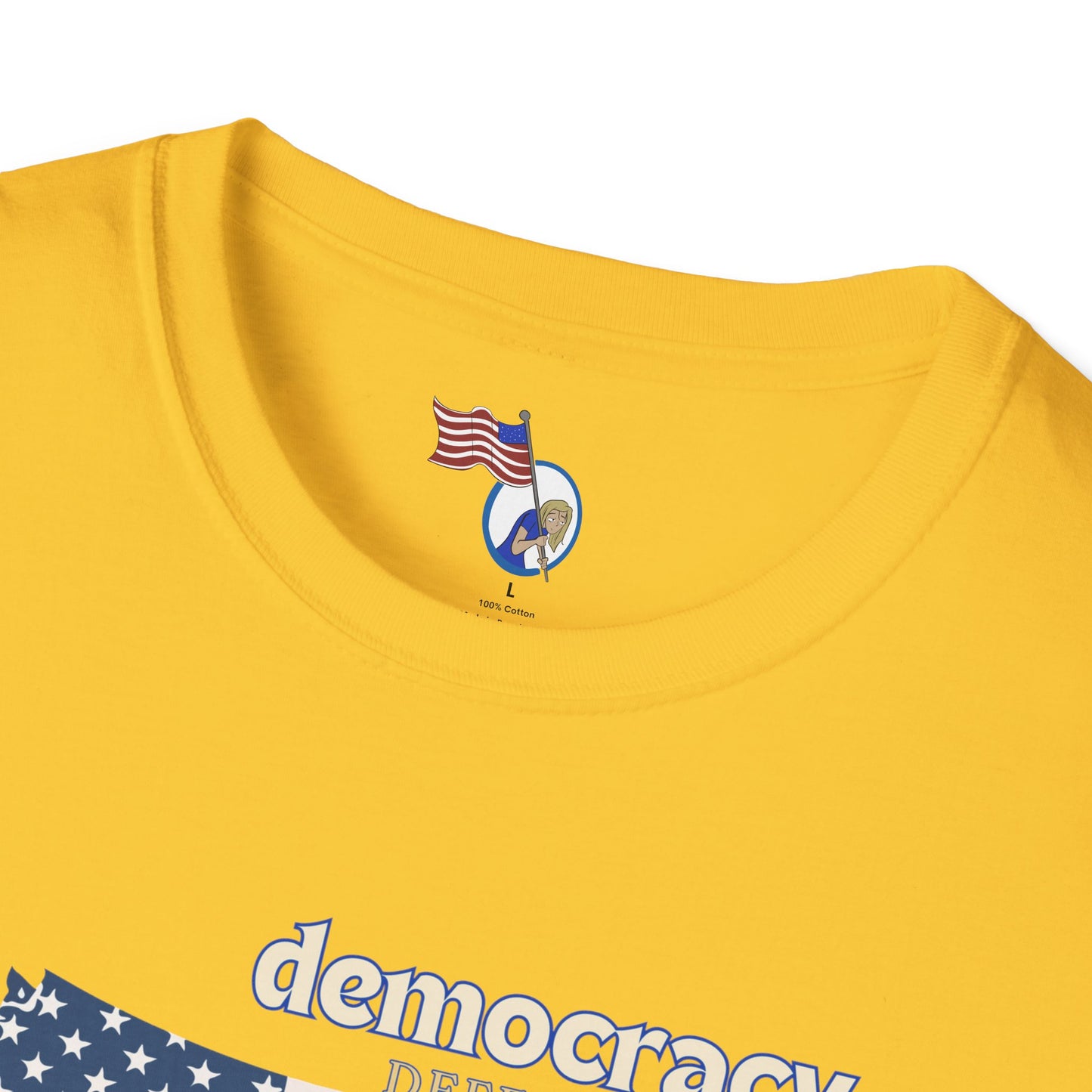 Activist T-Shirt - 'Defend the Democracy, Speak Up'