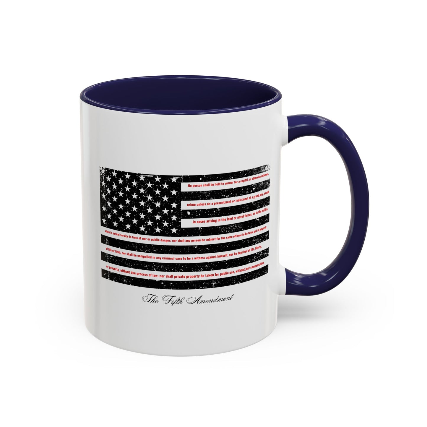 Fifth Amendment Mug - Self-incrimination. Double Jeopardy