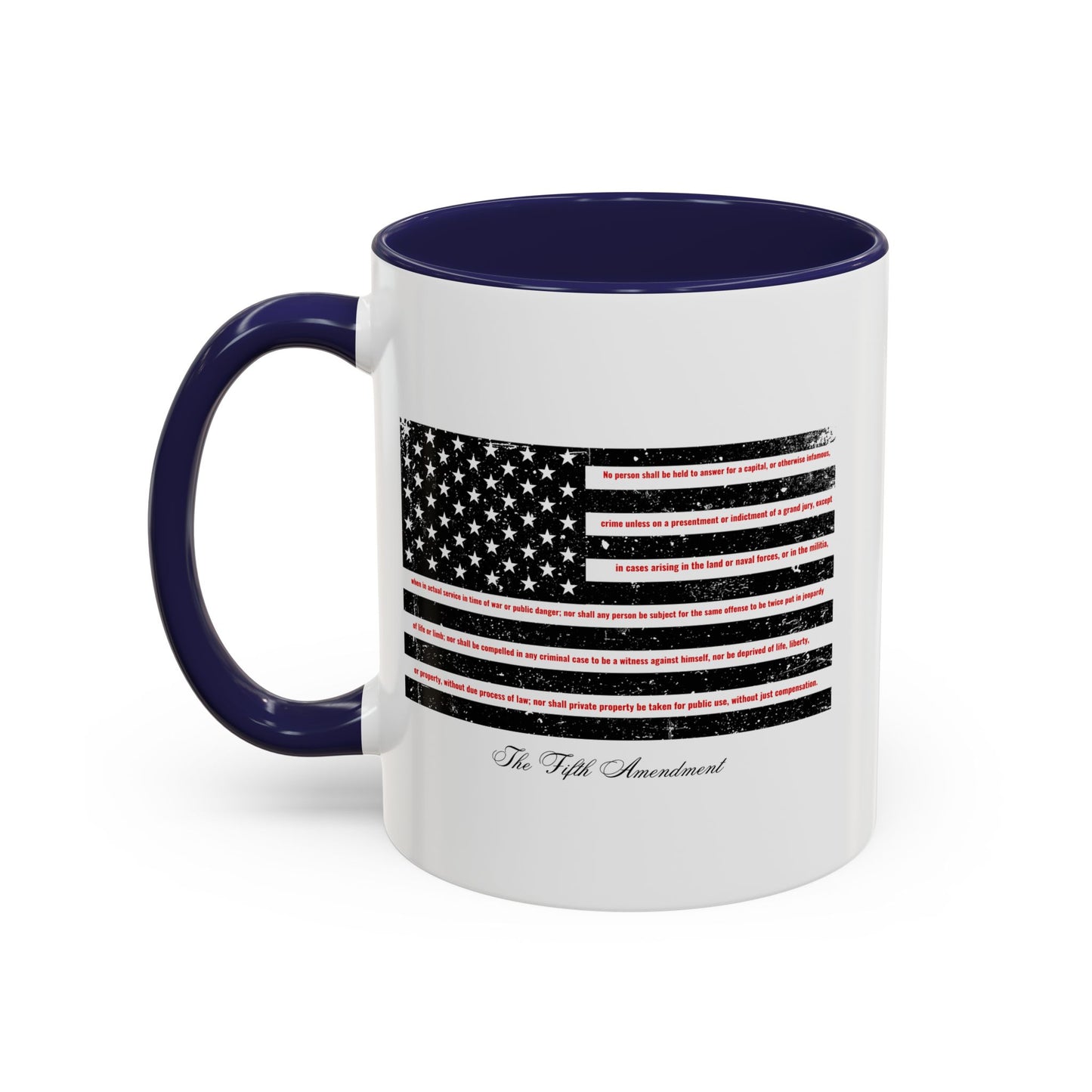 Fifth Amendment Mug - Self-incrimination. Double Jeopardy